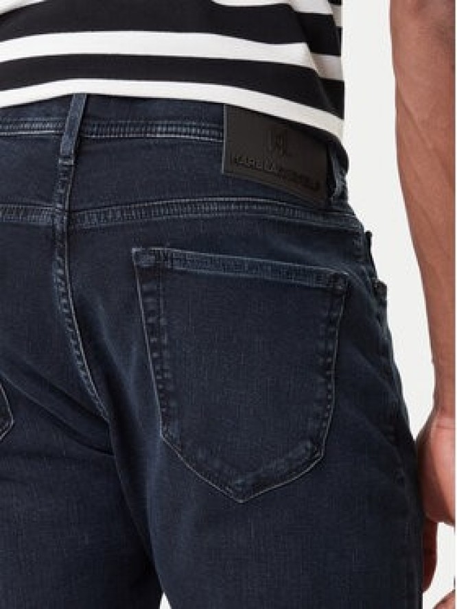 KARL LAGERFELD Jeansy 265501 500844 Granatowy Slim Fit