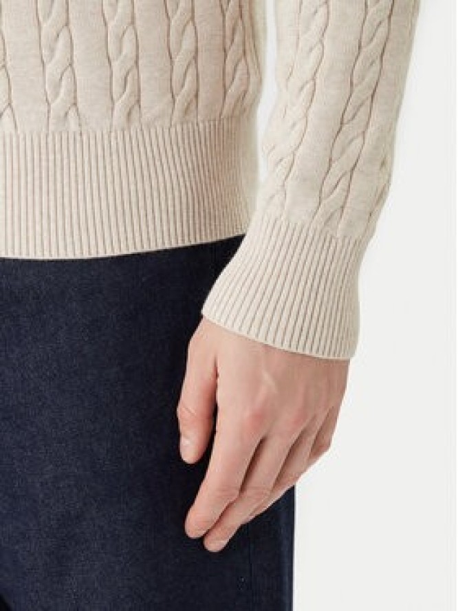 Tommy Hilfiger Sweter Classic MW0MW41955 Beżowy Regular Fit