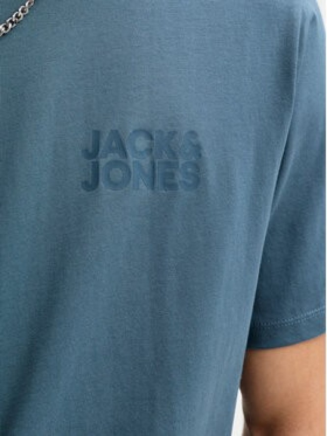 Jack & Jones T-Shirt Corp 12151955 Niebieski Regular Fit