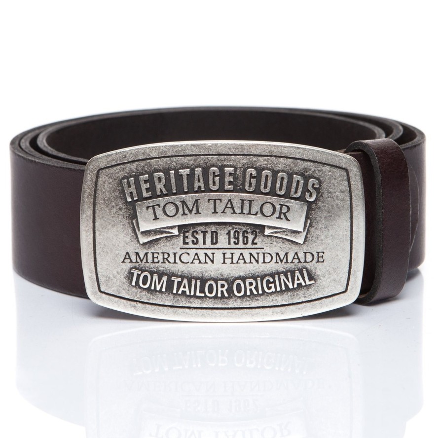 TOM TAILOR PASEK SKÓRZANY TG1050R01 691 40mm Gürtel Q.01