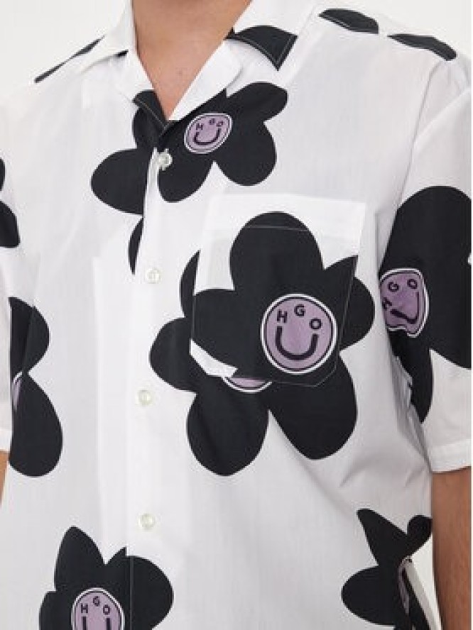 Hugo Koszula Eligino 50513855 Biały Oversize