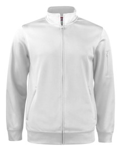 clique Basic Active Cardigan na zamek z poliestru – White