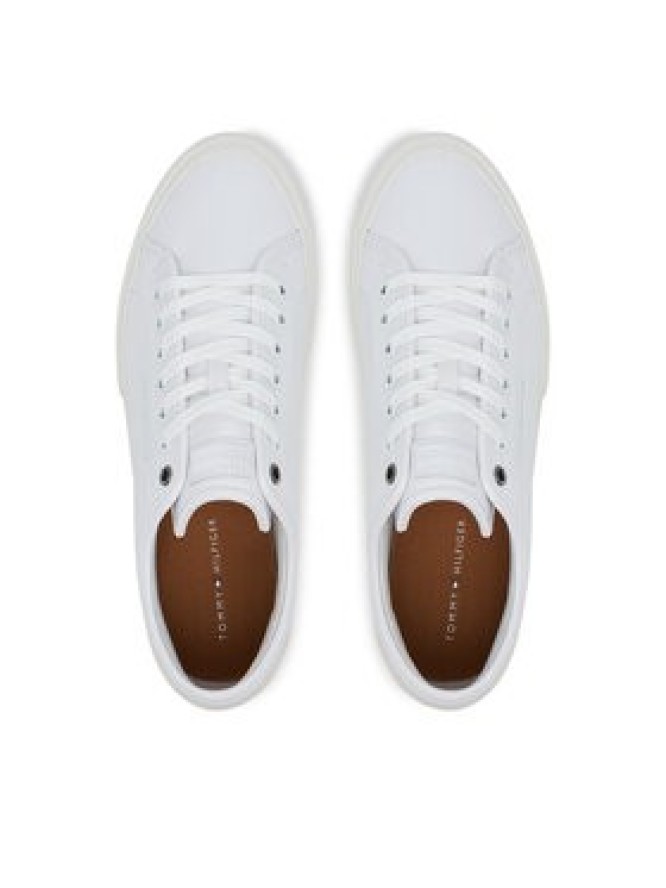Tommy Hilfiger Tenisówki Th Hi Vulc Street Stitch FM0FM05645 Biały