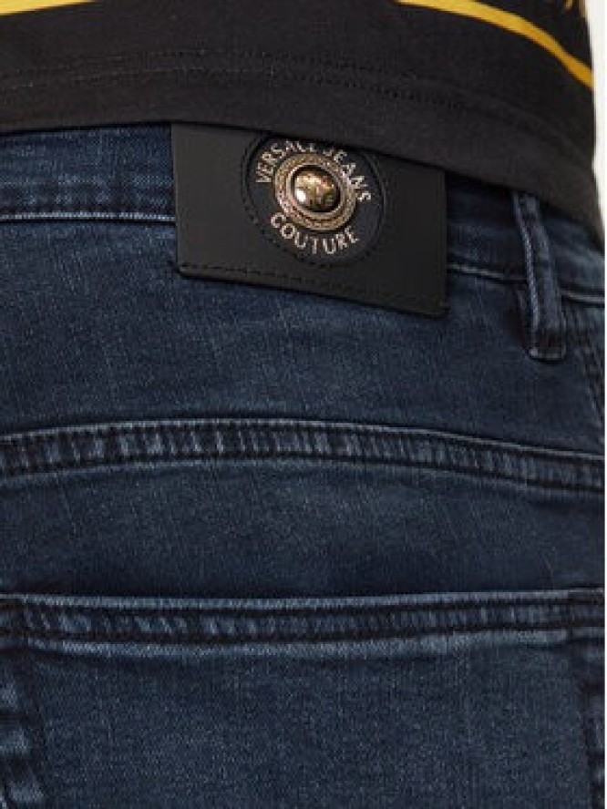 Versace Jeans Couture Jeansy 79GAB5D0 CDWAB Granatowy Slim Fit