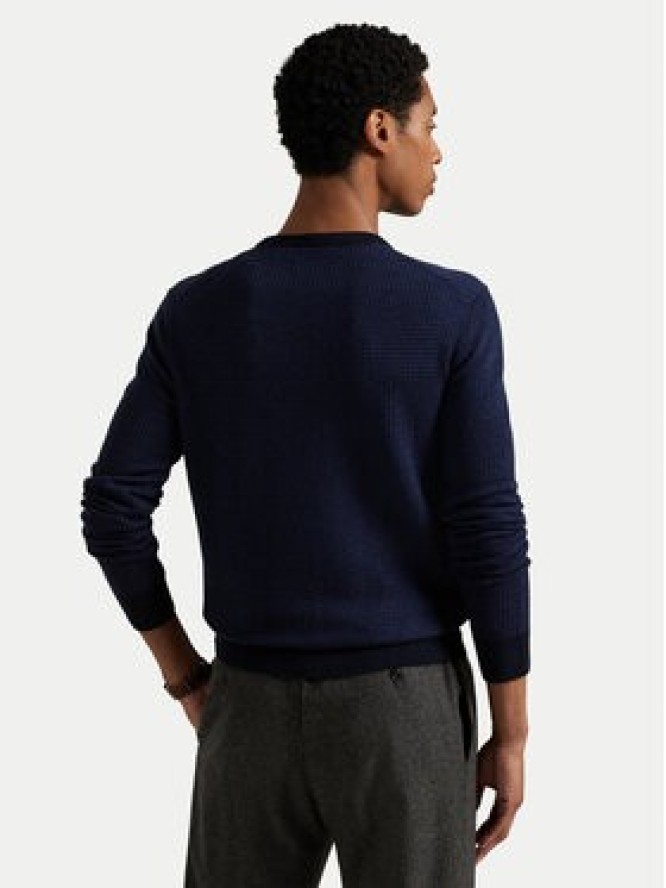 Polo Ralph Lauren Sweter 710949280002 Granatowy Regular Fit