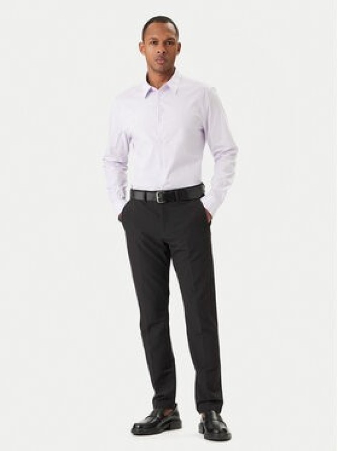 Calvin Klein Koszula LV04LB145G Różowy Slim Fit