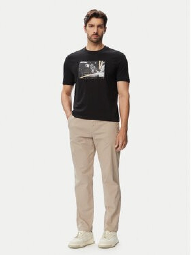 BOSS T-Shirt Te Motors 50566627 Czarny Regular Fit