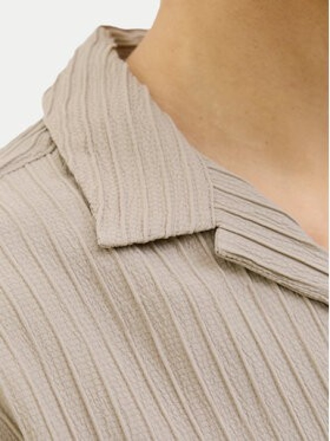 Jack & Jones Koszula Massimo 12269640 Beżowy Relaxed Fit