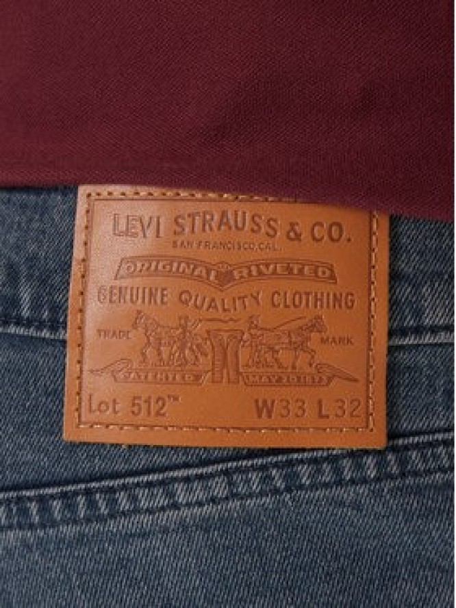 Levi's® Jeansy 512™ 28833-1416 Granatowy Slim Taper Fit