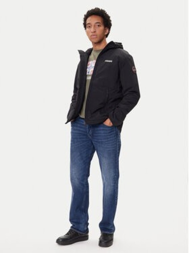 Napapijri Kurtka przejściowa A-Tundra Wint 1 NP0A8928 Czarny Regular Fit