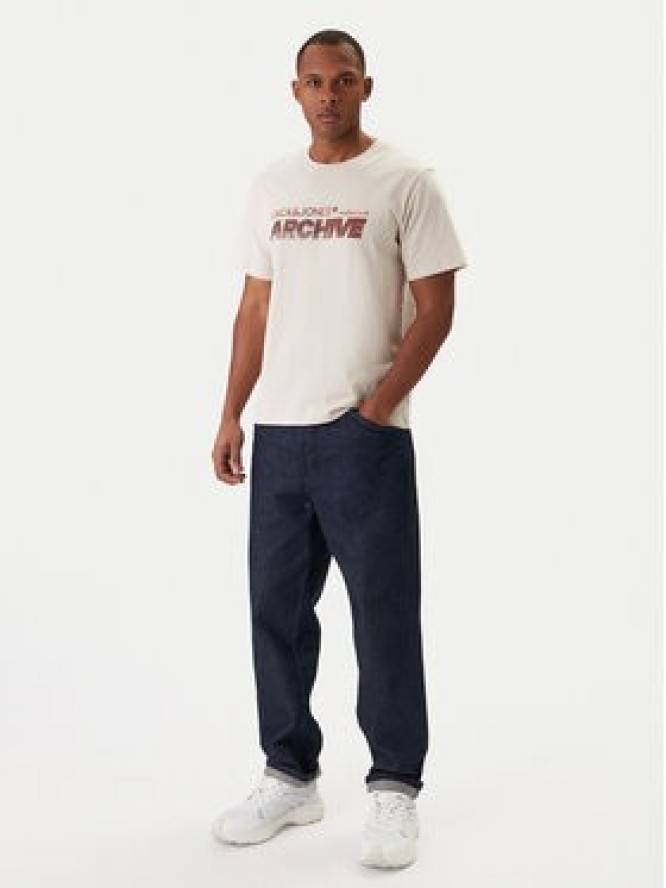 Jack & Jones T-Shirt Brat Tee 12288103 Beżowy Regular Fit