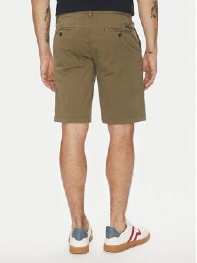Marc O'Polo Szorty materiałowe M23 0384 15000 Zielony Regular Fit