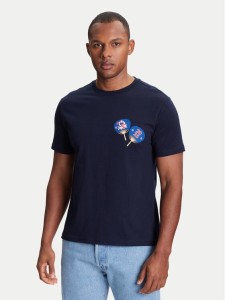 United Colors Of Benetton T-Shirt 3I1XU1096 Granatowy Regular Fit