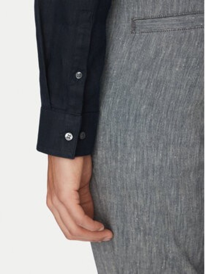 Calvin Klein Koszula K10K109286 Granatowy Slim Fit