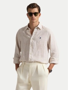 Polo Ralph Lauren Koszula 710B15594006 Beżowy Regular Fit