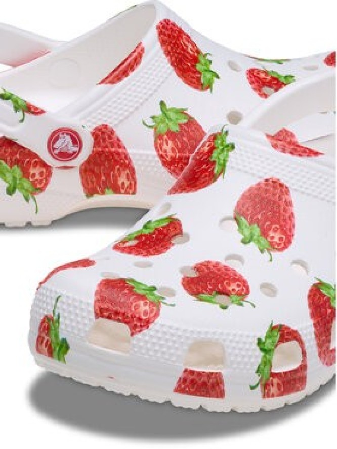 Crocs Klapki Classic Fresh Fruits Clog 211008 Biały