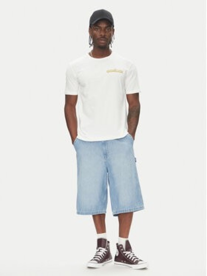 Quiksilver T-Shirt Ev Disconnect Effects EQYZT08049 Biały Regular Fit