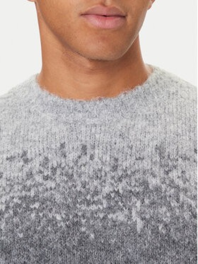 Guess Sweter M5BR39 Z0932 Szary Regular Fit