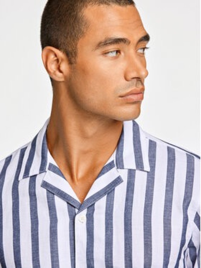 Lindbergh Koszula 30-203321 Granatowy Relaxed Fit