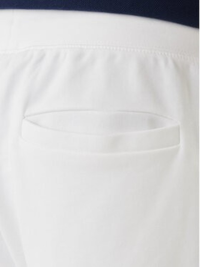 Tommy Hilfiger Szorty sportowe Global Stripe MW0MW42883 Biały Regular Fit