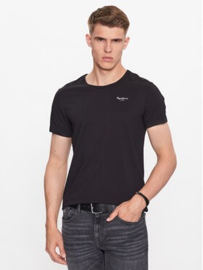Pepe Jeans Komplet t-shirtów Pepe Tshirt 2P PMU10976 Czarny Regular Fit