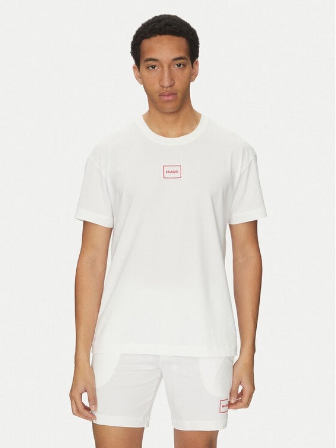 HUGO T-Shirt Laze 50525236 Beżowy Relaxed Fit