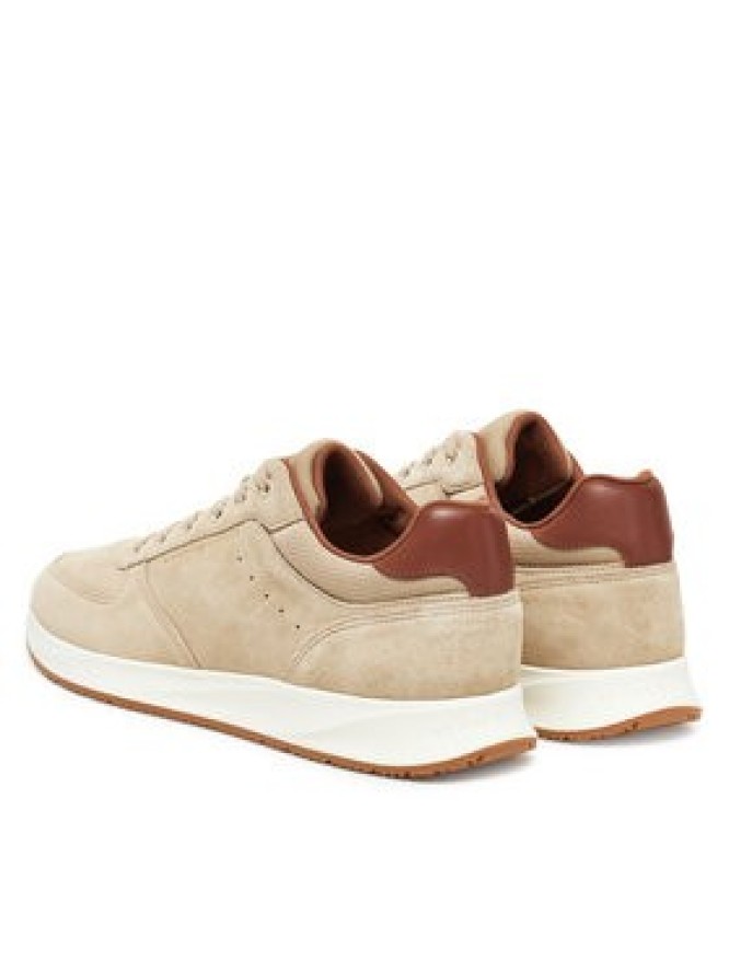 Tommy Hilfiger Sneakersy Premium Suede Hybrid FM0FM05690 Beżowy