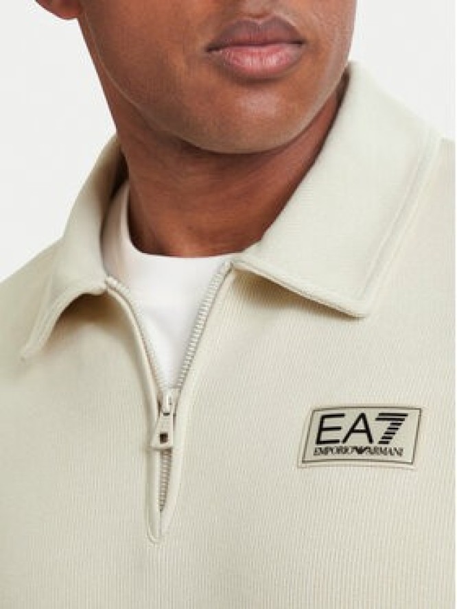 EA7 Emporio Armani Bluza 7M002232 AF21822 U1079 Beżowy jasny Regular Fit