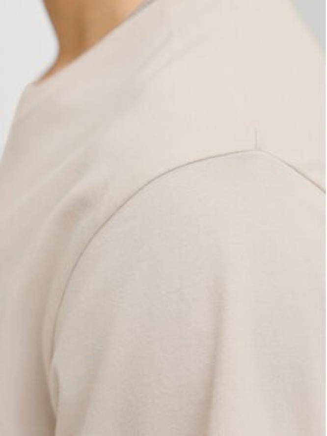 Jack & Jones T-Shirt Frank 12288092 Beżowy Relaxed Fit