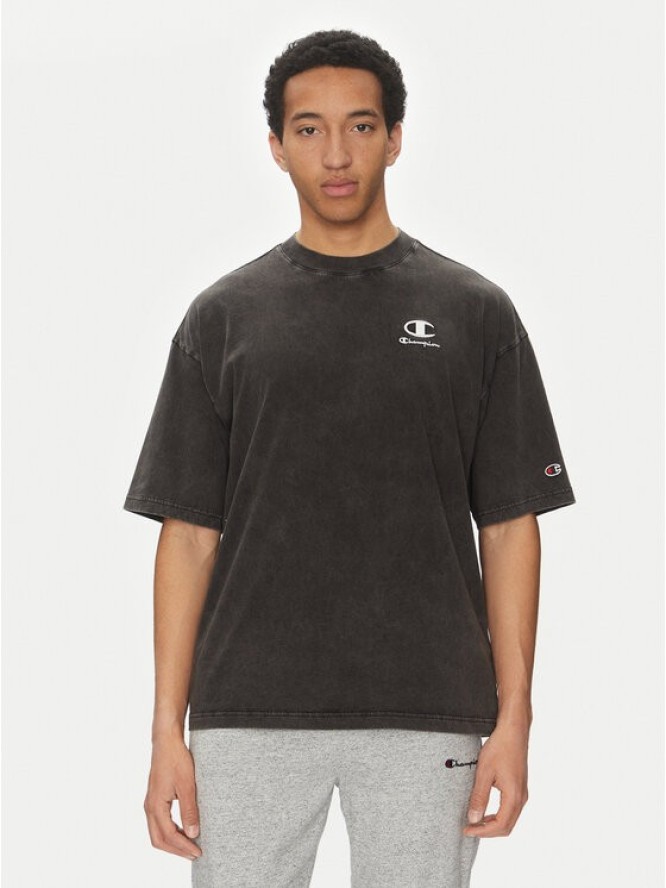 Champion T-Shirt 221257 Czarny Regular Fit