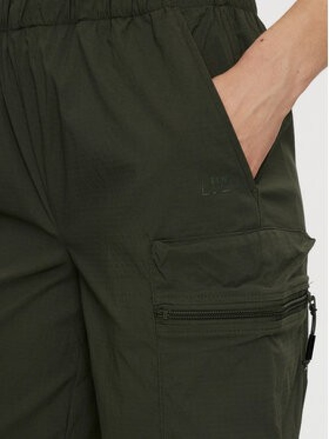 Rains Szorty sportowe Tomar Shorts 19310 Zielony Regular Fit