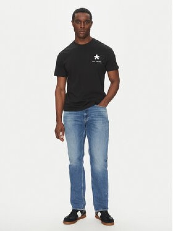 Save The Duck T-Shirt DT2222M BESY20 Czarny Regular Fit