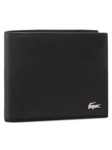 Lacoste Portfel Small Billfold NH1115FG Czarny