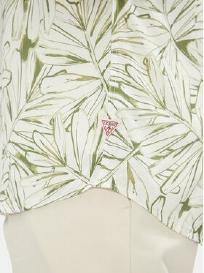 Guess Koszula M5GH75 WD4Z2 Biały Slim Fit