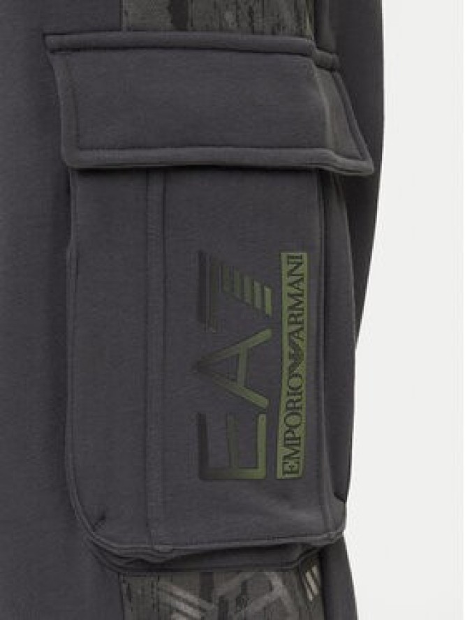 EA7 Emporio Armani Spodnie dresowe 7M001132 AF16549 U8117 Szary Regular Fit