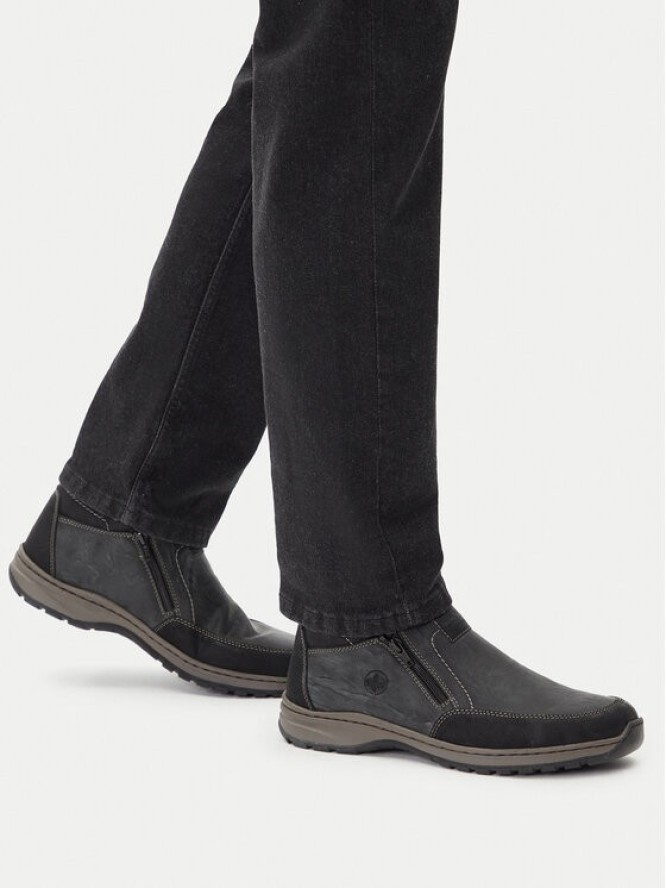 Rieker Botki 03352-45 Czarny
