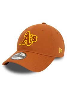 New Era Czapka z daszkiem Boucle 920 Athletics 60435078 Brązowy