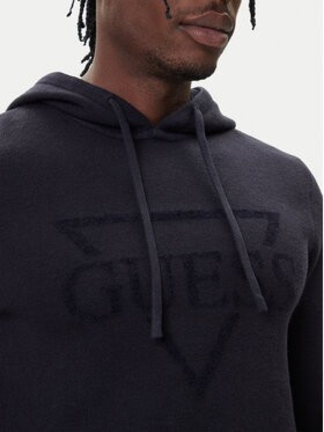 Guess Bluza M5BR18 Z0470 Granatowy Regular Fit