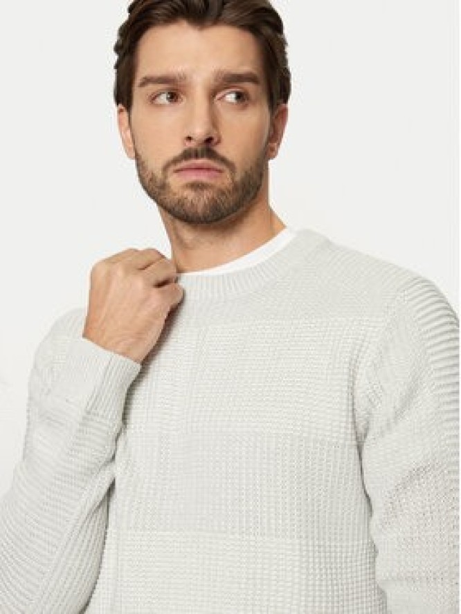 Jack & Jones Sweter Hugo 12258607 Szary Regular Fit
