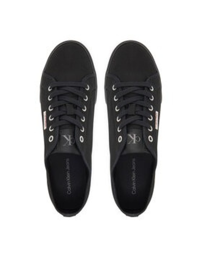 Calvin Klein Jeans Tenisówki Ess Vulc Low Mg Cv YM0YM01301 Czarny