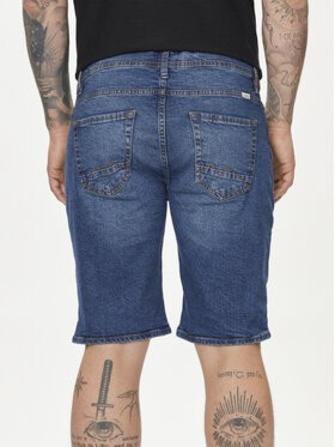 Blend Szorty jeansowe 20716686 Niebieski Slim Fit