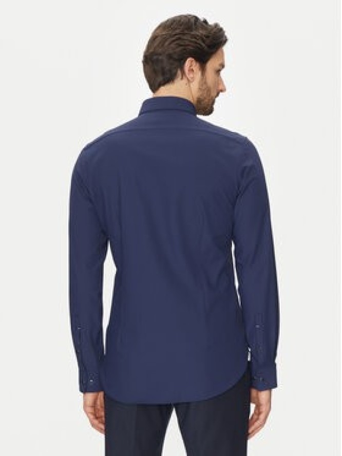 Michael Kors Koszula MK0DS01531 Granatowy Slim Fit