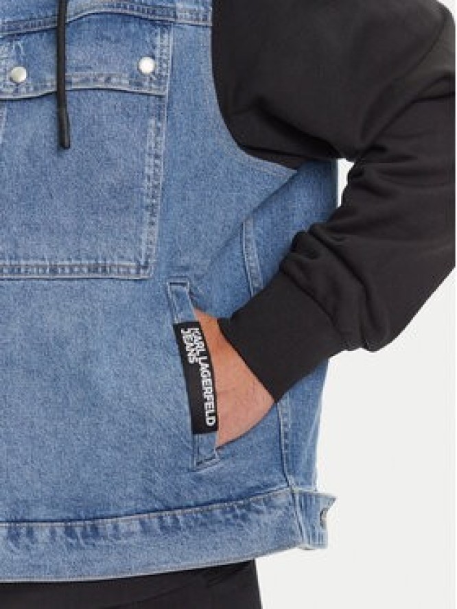Karl Lagerfeld Jeans Kurtka jeansowa A3M14007 Niebieski Regular Fit