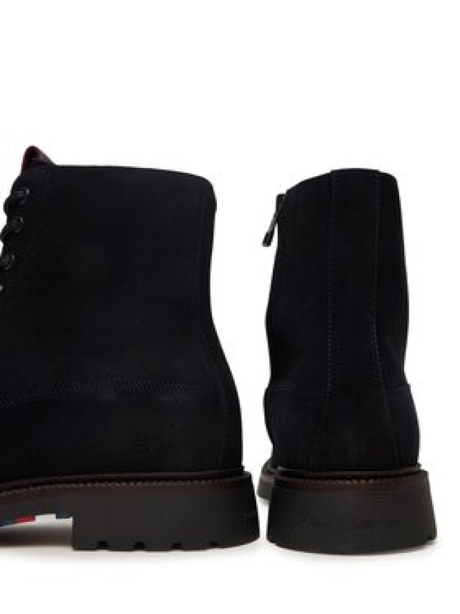 Tommy Hilfiger Kozaki Comfort Lwt FM0FM05594 Granatowy