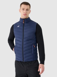 4F Bezrękawnik puchowy z wypełnieniem syntetycznym męski - granatowy S