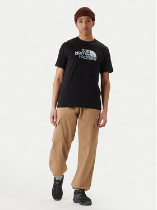 The North Face T-Shirt Mountain Line NF0A8GUX Czarny Regular Fit