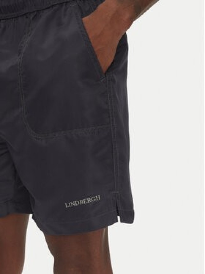 Lindbergh Szorty kąpielowe 30-505056 Granatowy Relaxed Fit