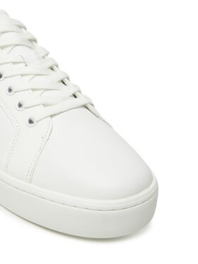 Calvin Klein Jeans Sneakersy Classic Cupsole Ru Patch Lth YM0YM01297 Biały