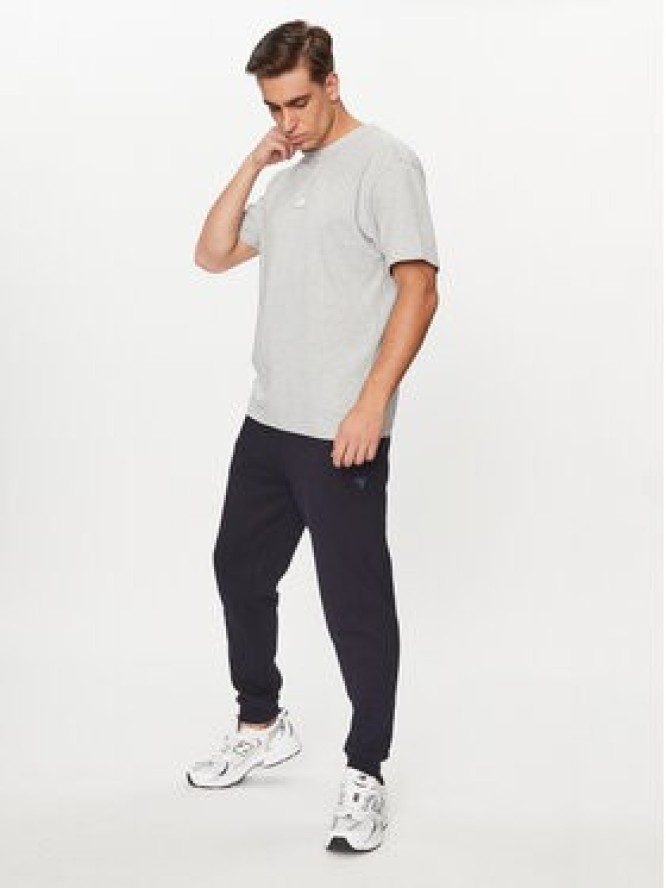 New Balance T-Shirt Athletics Remastered Graphic Cotton Jersey Short Sleeve T-shirt MT31504 Szary Regular Fit