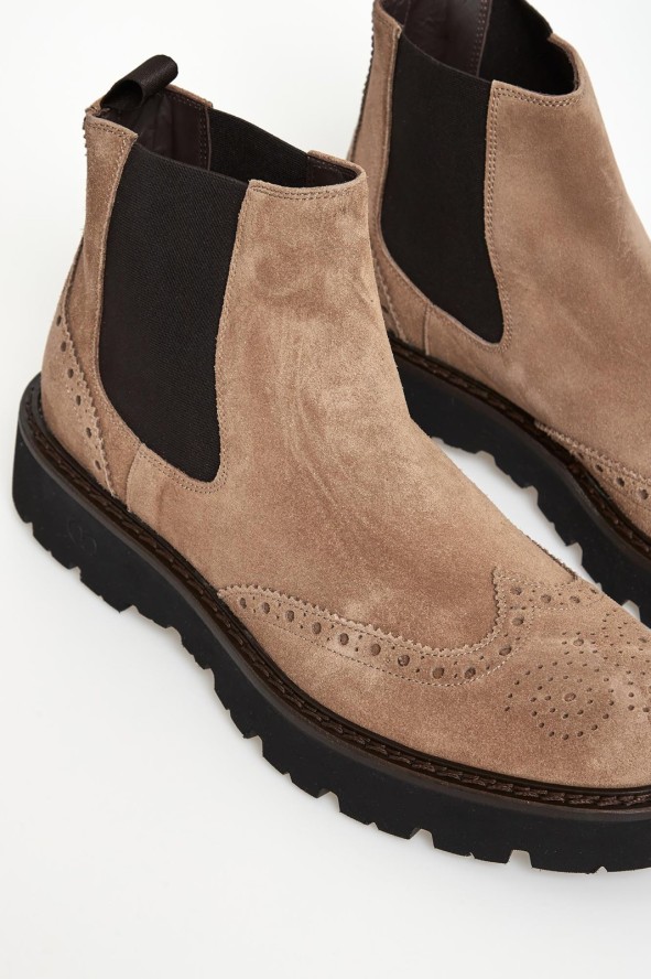 Półbuty męskie zamszowe CESARE CASADEI